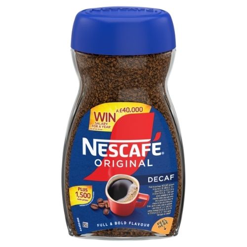 NESCAFE ORIGINAL DECAF INSTANT COFFEE 190G
