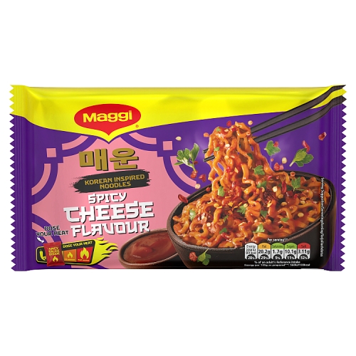 MAGGI KOREAN INSPIRED NOODLES SPICY CHEESE 130G