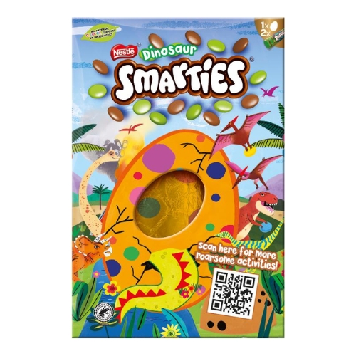 SMARTIES GIANT EGG DINOSAUR 226G-EASTER