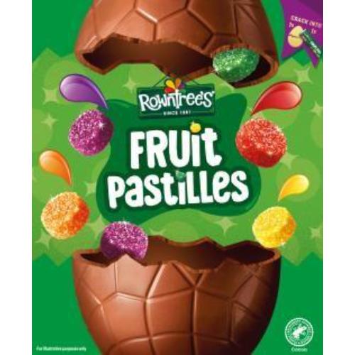 ROWNTREES FRUIT PASTILLES LARGE EGG 168G-EASTER