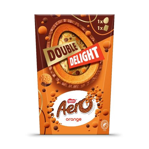 AERO DOUBLE DELIGHT ORANGE EGG 310G-EASTER