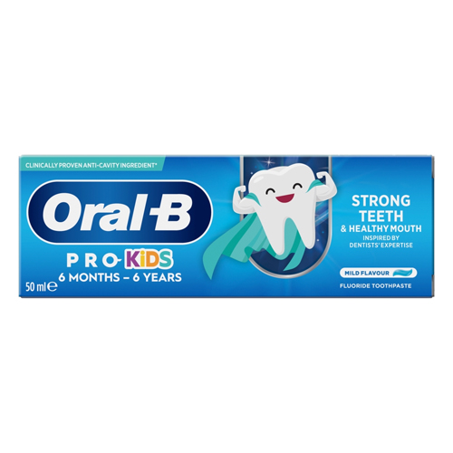 ORAL-B PRO KIDS TOOTHPASTE 0-6 YEARS 50ML