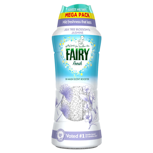 FAIRY FABRIC ENHANCER GRANULES SILK TREE BLOSSOM & JASMINE 570G