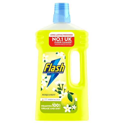 FLASH MULTIPURPOSE FLOOR LIQUID CLEANER BERGAMOT 1L