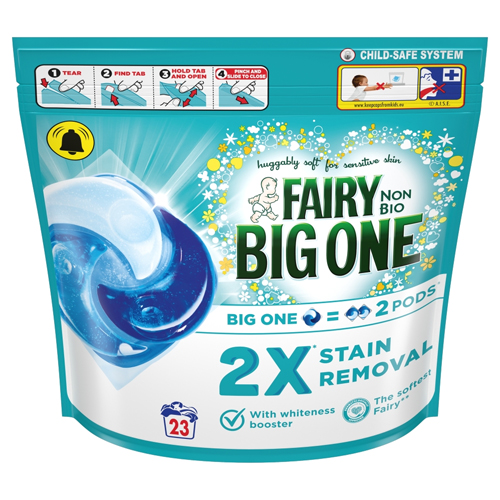 FAIRY NON BIO PODS 'THE BIG ONE' FOR SENSITIVE SKIN 23W