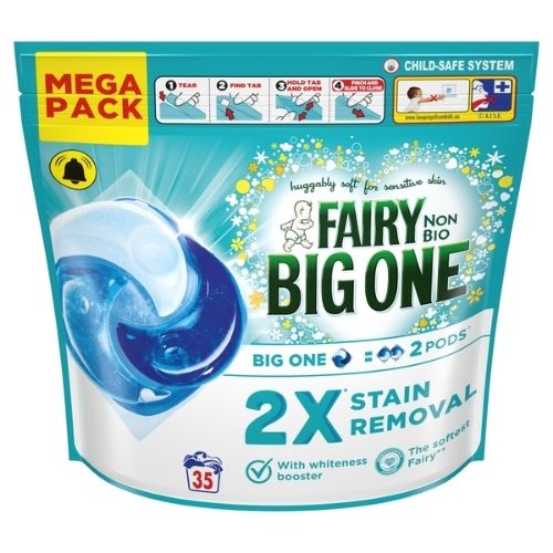 FAIRY NON BIO PODS 'THE BIG ONE' FOR SENSITIVE SKIN 35W