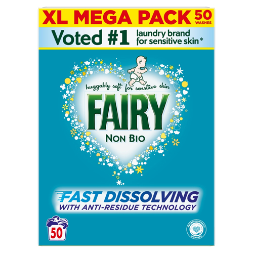 FAIRY NON BIO POWDER FOR SENSITIVE SKIN 50W 3KG