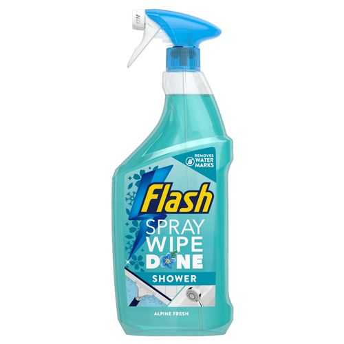 FLASH SPRAY WIPE DONE SHOWER ALPINE FRESH CLEANING SPRAY 800ML
