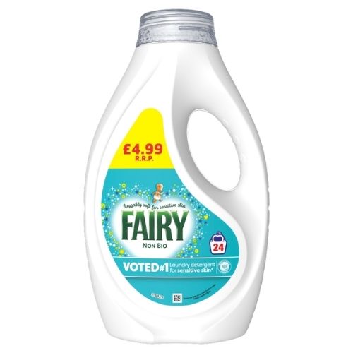 FAIRY NON BIO LIQUID DETERGENT PMP £4.99 24W