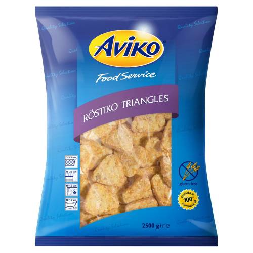 AVIKO ROSTI TRIANGLES HASH BROWNS FRYER ONLY 2.5KG