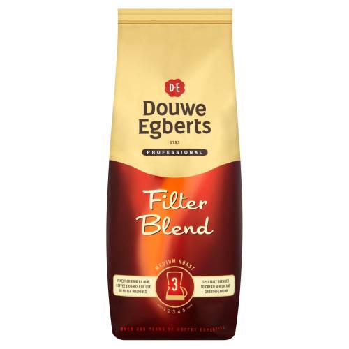 DOUWE EGBERTS GROUND FILTER COFFEE 1KG