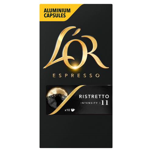 L'OR ESPRESSO RISTRETTO INTENSITY 11 COFFEE PODS 10S