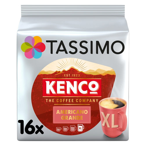 TASSIMO KENCO AMERICANO COFFEE PODS 16S