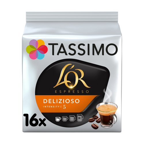 TASSIMO L'OR ESPRESSO DELIZIOSO COFFEE PODS 16S