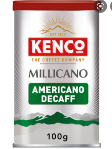 KENCO MILLICANO DECAF WHOLE BEAN INSTANT 100G