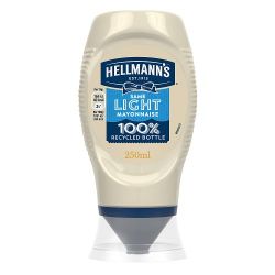 HELLMANN'S LIGHT MAYONNAISE 250ML