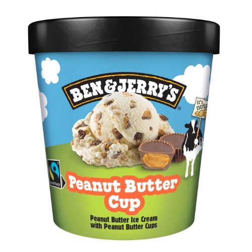 BEN & JERRY'S  ICE CREAM PEANUT BUTTER CUP 465 ML