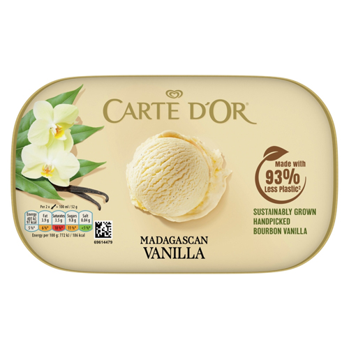 CARTE D'OR ICE CREAM TUB MADAGASCAN VANILLA 900 ML