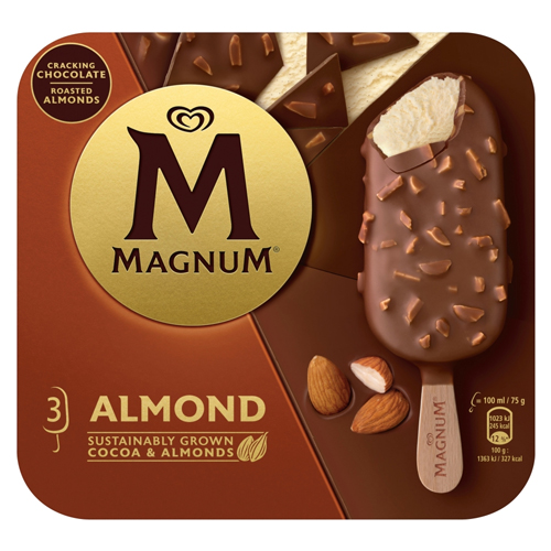 MAGNUM ALMOND ICE CREAM STICKS 3X 100ML