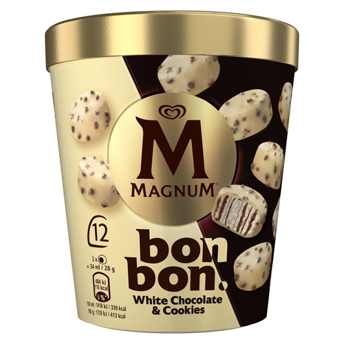 MAGNUM BONBON WHITE CHOCOLATE COOKIE 12X17ML 204ML