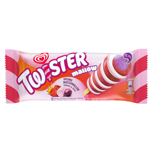 HEARTBRAND TWISTER MALLOW ICE LOLLY 80ML