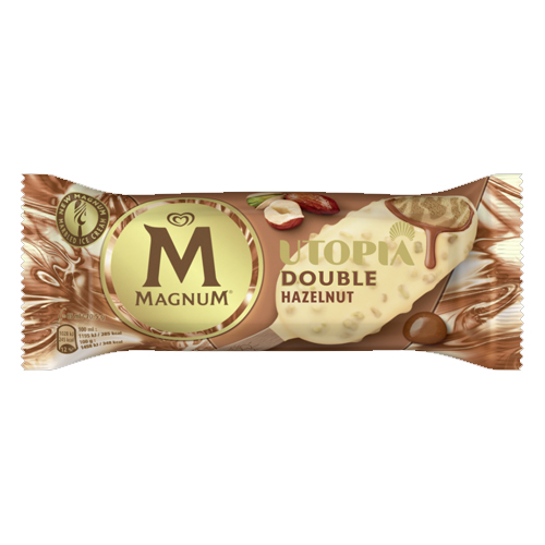 MAGNUM UTOPIA ICE CREAM STICK DOUBLE HAZELNUT 85ML