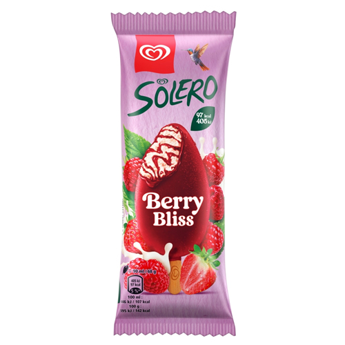 SOLERO  ICE CREAM STICK BERRY BLISS 90ML