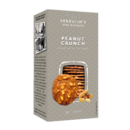 VERDUIJN'S PEANUT CRUNCH MADE WITH BUTTER 75G