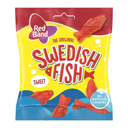 RED BAND THE ORIGINAL SWEET SWEDISH FISH 100G