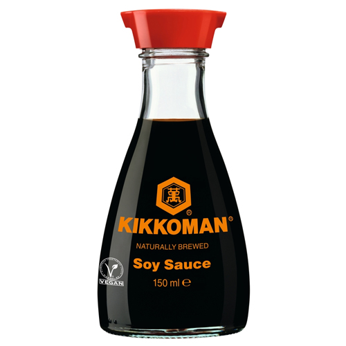 KIKKOMAN NATURALLY BREWED SOY SAUCE 6X 150ML