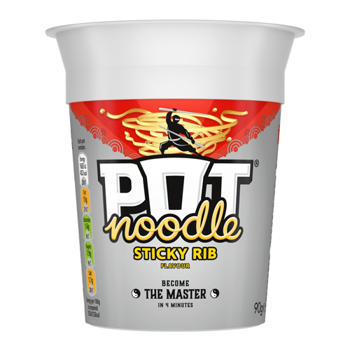 POT NOODLE STICKY RIB 90G