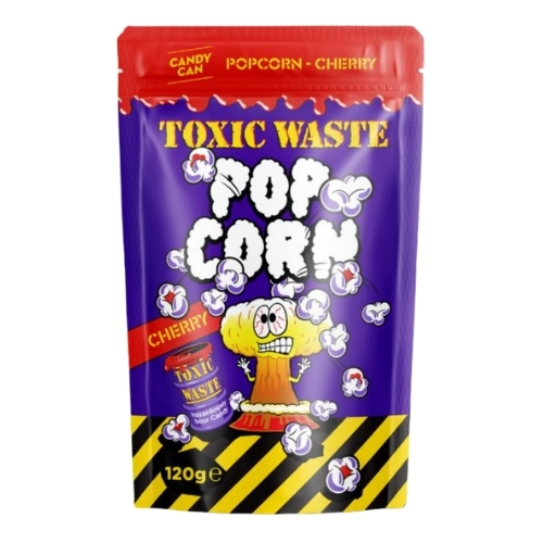 TOXIC WASTE CHERRY POPCORN 120G