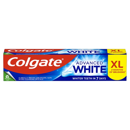 COLGATE ADVANCED WHITE TEETH TOOTHPASTE 125ML