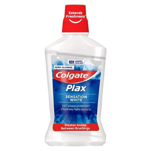 COLGATE MOUTH RINSE PLAX WHITENING 500ML