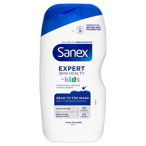 SANEX EXPERT SKIN HEALTH HEAD TO TOE BODY WASH FOR KIDS 450ML