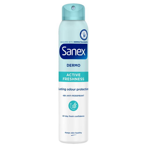 SANEX DEODORANT SPRAY ACTIVE FRESH 200ML