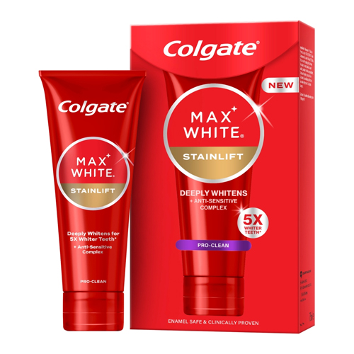 COLGATE TOOTHPASTE MAX WHITE STAINLIFT PROCLEAN 75ML
