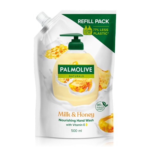 PALMOLIVE LIQUID HAND SOAP MILK & HONEY 12X 500ML