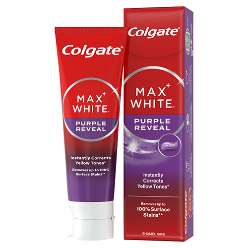 COLGATE TOOTHPASTE MAX WHITE PURPLE REVEAL 75ML