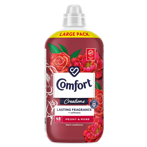 COMFORT FABRIC CONDITIONER 48W PEONY & ROSE 1.4L