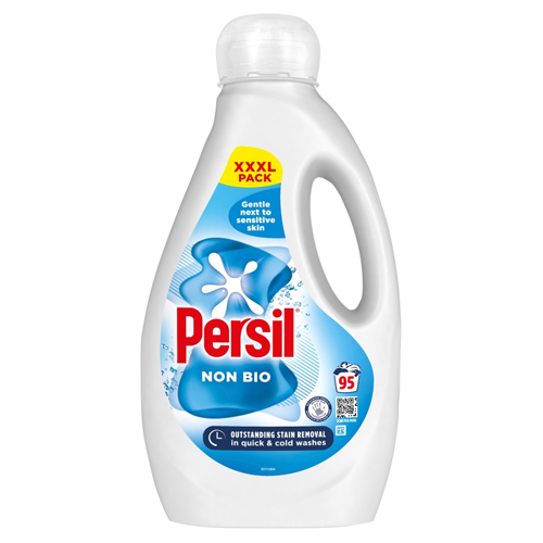 PERSIL LAUNDRY WASHING LIQUID DETERGENT NON BIO 95W 2.565L