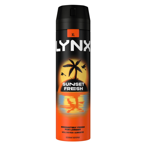 LYNX AEROSOL BODY SPRAY SUNSET FRESH 200ML
