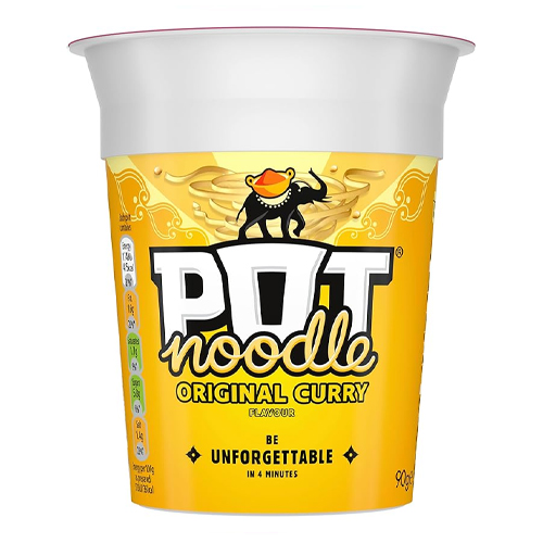 POT NOODLE ORIGINAL CURRY PMP £1.29 90G