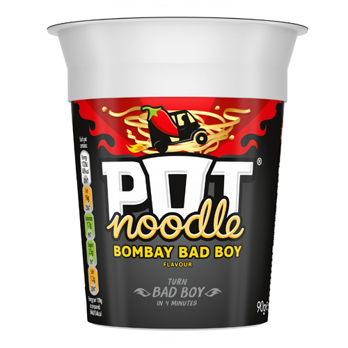 POT NOODLE BOMBAY BAD BOY PMP £1.29 90G