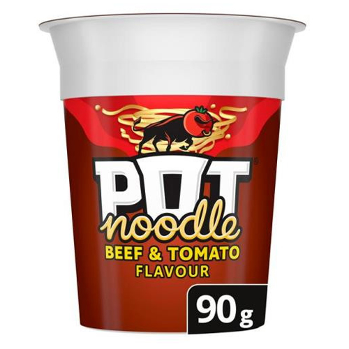 POT NOODLE BEEF & TOMATO PMP £1.29 90G