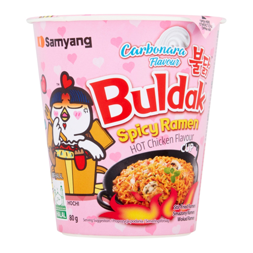 SAMYANG BULDAK SPICY CARBONARA CUP 80G