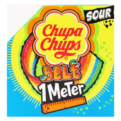 CHUPA CHUPS SOUR 1 METER BELT 55G
