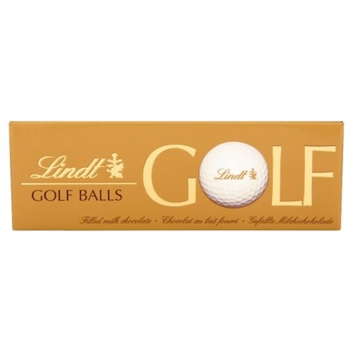 LINDT MILK CHOCOLATE GOLF BALLS 110G-XMAS