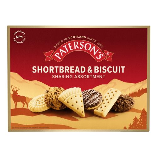 PATERSON'S SHORTBREAD & BISCUIT ASSORTMENT 400G