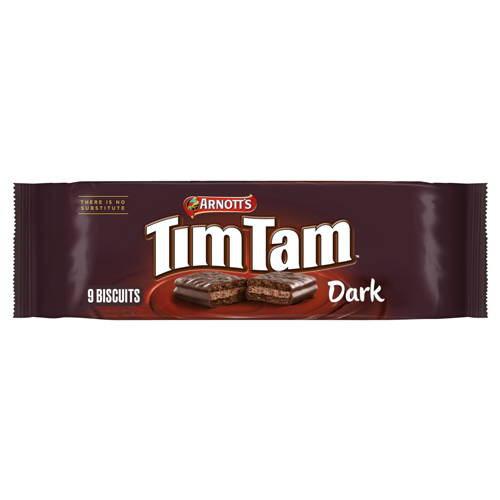 TIM TAM DARK BISCUITS 163G